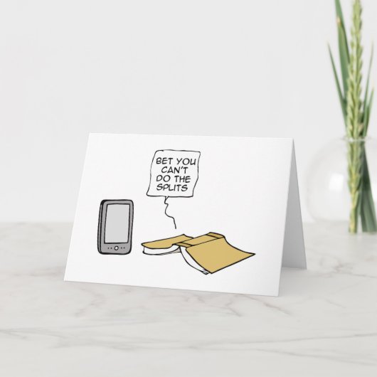 賭けては割り目ができない サンキューカード (正面)