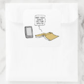 賭けては割り目ができない スクエアシール (バッグ)