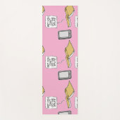 賭けては割り目ができない ヨガマット (正面)