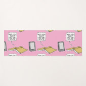 賭けては割り目ができない ヨガマット (正面(横))