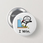 賭けること(勝利) 缶バッジ (正面&裏面)