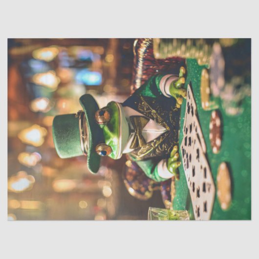 賭け金を置く,賭博カエル 薄葉紙 (正面)