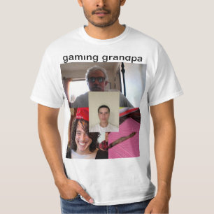 賭博のおじいちゃん Tシャツ