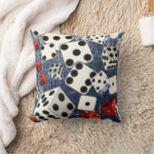 賭博のサイコロの装飾用クッション クッション (ブランケット)