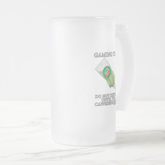 賭博のタイムのソーダIV フロストグラスビールジョッキ (正面右)