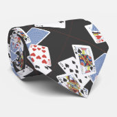 賭博のトランプのポーカーのトランプゲームのデザインのネクタイ ネクタイ (ロール)