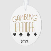 賭博の祖父 オーナメント (正面)