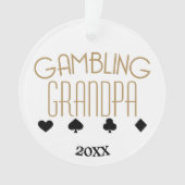 賭博の祖父 オーナメント (正面)