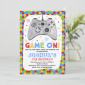 賭博の誕生日の招待状のビデオゲームの誕生日 招待状 (スタンド正面)