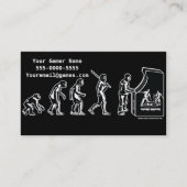賭博の進化のゲーマーの名刺 名刺 (正面)