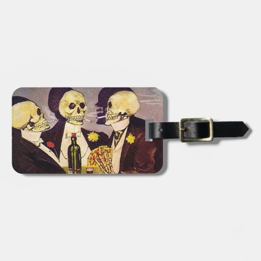 賭博の骨組 ラゲッジタグ (正面横)