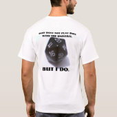 +賭博の3ワイシャツ Tシャツ (裏面)