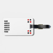 賭博はスーツを梳きます ラゲッジタグ (裏面横)