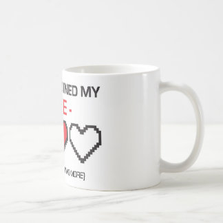 賭博は私の生命を台無しにしました! コーヒーマグカップ