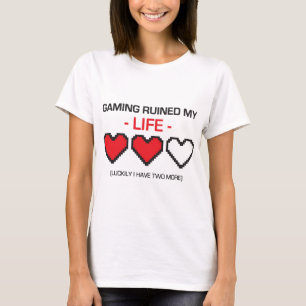賭博は私の生命を台無しにしました! Tシャツ