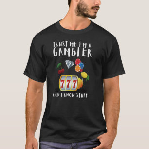 賭博アンドルーレットギャンブラー Tシャツ