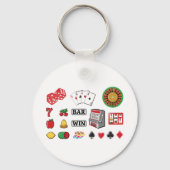 賭博エレメンツカジノゲーム キーホルダー (正面)