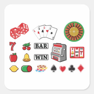 賭博エレメンツカジノゲーム スクエアシール