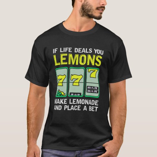 賭博カジノパパライフのお得な情報Lemons Make Lem Tシャツ (正面)