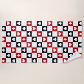 賭博クールカジノモーテルプールタオル ビーチタオル (正面)