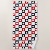 賭博クールカジノモーテルプールタオル ビーチタオル (正面)