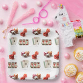 賭博サイコロトランプ誕生日パーティー ペーパープレート (パーティー)