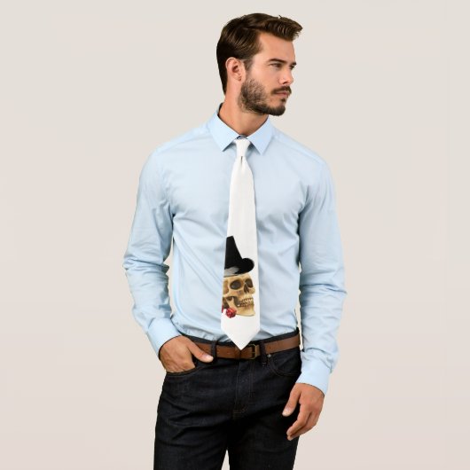 賭博スカル結婚の花婿 ネクタイ (インサイチュ)