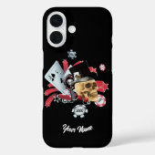 賭博スカル Case-Mate iPhoneケース (裏面)