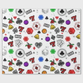 賭博スロットフルーツマシンバーラッキーセブンSpi ラッピングペーパー (フラット)