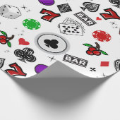 賭博スロットフルーツマシンバーラッキーセブンSpi ラッピングペーパー (角)