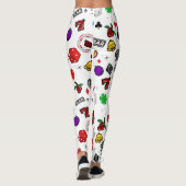 賭博スロットフルーツマシンバーラッキーセブンSpi レギンス (裏面)