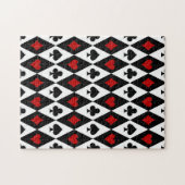 賭博ブラックジャックカードプレーヤーカジノラスベガス ジグソーパズル (横)