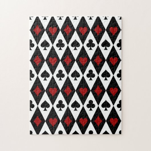 賭博ブラックジャックカードプレーヤーカジノラスベガス ジグソーパズル (縦)