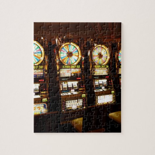 賭博マシンワンアームドバンディットマネーラスベガス ジグソーパズル (縦)