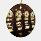 賭博マシンワンアームドバンディットマネーラスベガス セラミックオーナメント (左)