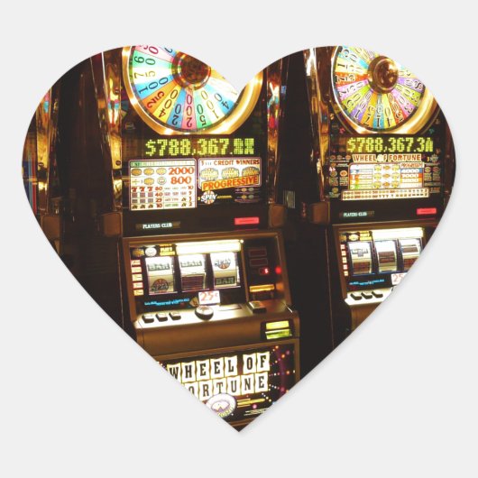 賭博マシンワンアームドバンディットマネーラスベガス ハートシール (正面)