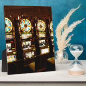 賭博マシンワンアームドバンディットマネーラスベガス フォトプラーク (側面)