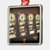 賭博マシンワンアームドバンディットマネーラスベガス メタルオーナメント (左)