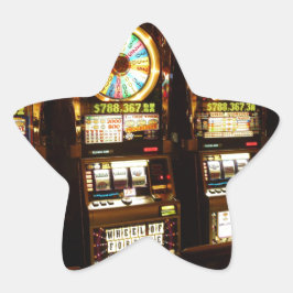 賭博マシンワンアームドバンディットマネーラスベガス 星シール
