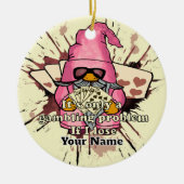 賭博問題格言 セラミックオーナメント (正面)