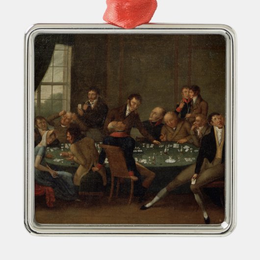 賭博家 メタルオーナメント (正面)