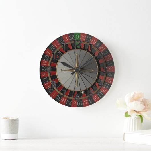 賭博館 ラージ壁時計 (ホーム)
