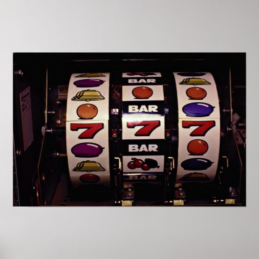 賭博、スロットマシン ポスター (正面)