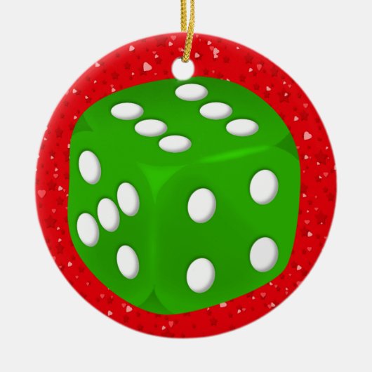 賭博 – ベガス セラミックオーナメント (正面)