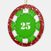 賭博 – ベガス セラミックオーナメント (左)
