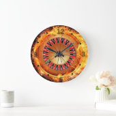 賭博 ラージ壁時計 (ホーム)