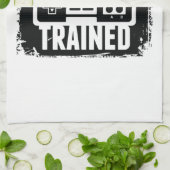 賭博-古典的に訓練される-おもしろいなビデオゲーム キッチンタオル (折り畳み)