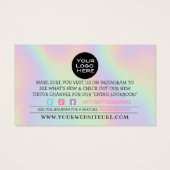 購入ありがとう可愛いハート割引カード (裏面)