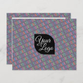 購入おもしろいの追加ロゴカラフルをありがとう (正面/裏面)