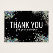 購入された顧客の割引カードに感謝 (正面)